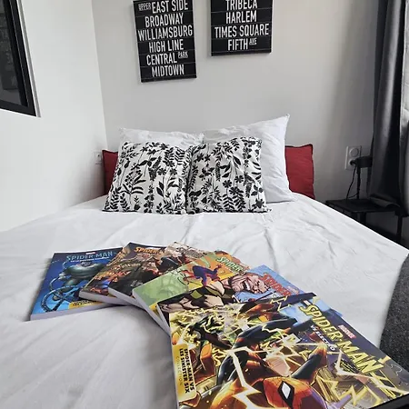 Le Qg Des Super-heros ,wifi , Centre Ville, Linge Daire